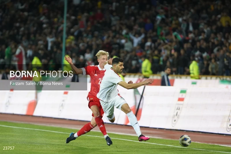 Iran v Russia friendly football match