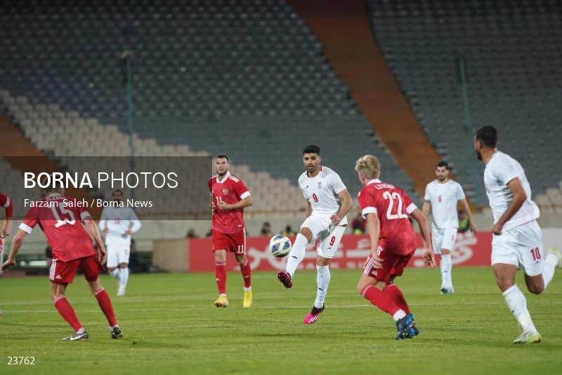 Iran v Russia friendly football match