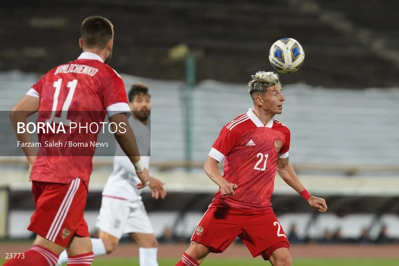 Iran v Russia friendly football match