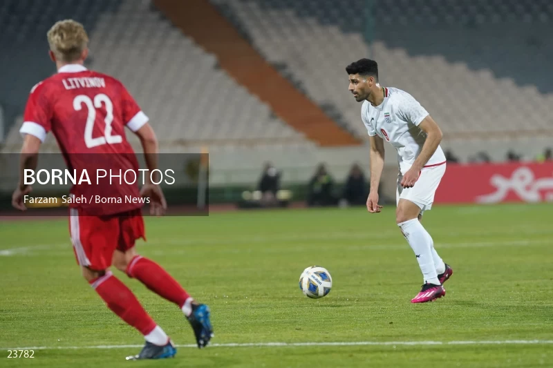 Iran v Russia friendly football match