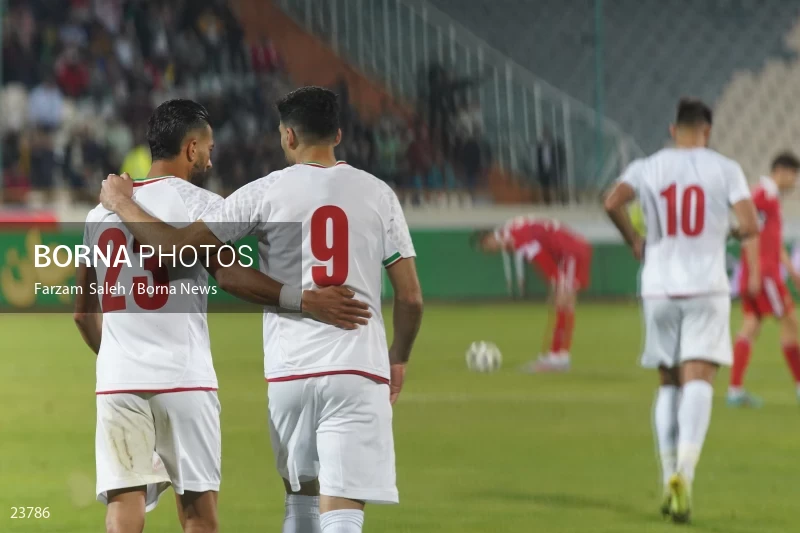 Iran v Russia friendly football match