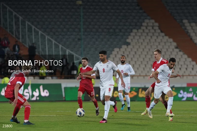 Iran v Russia friendly football match