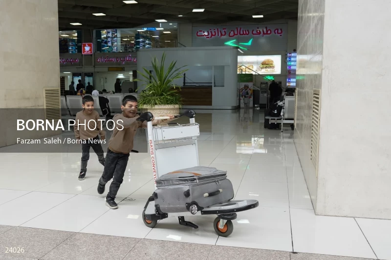 Tehran Mehrabad Airport in Nowruz 1402