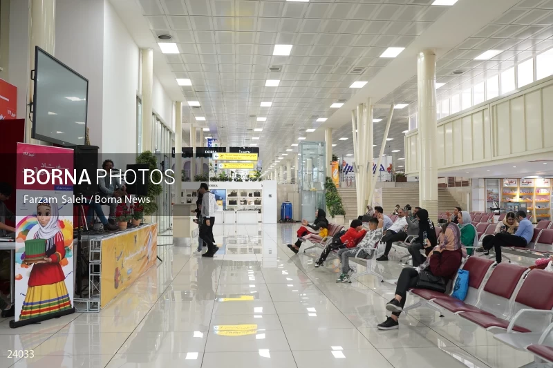 Tehran Mehrabad Airport in Nowruz 1402