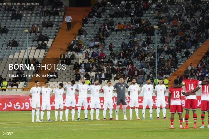 Iran v Kenya friendly football match