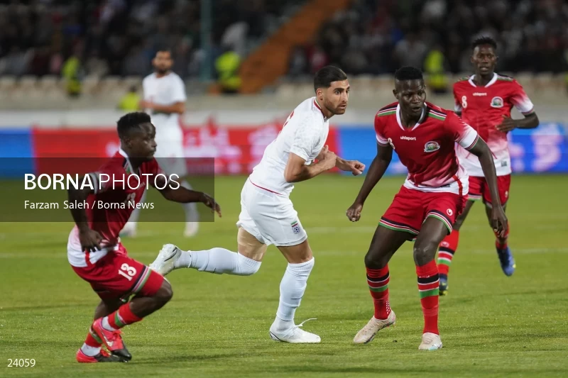 Iran v Kenya friendly football match