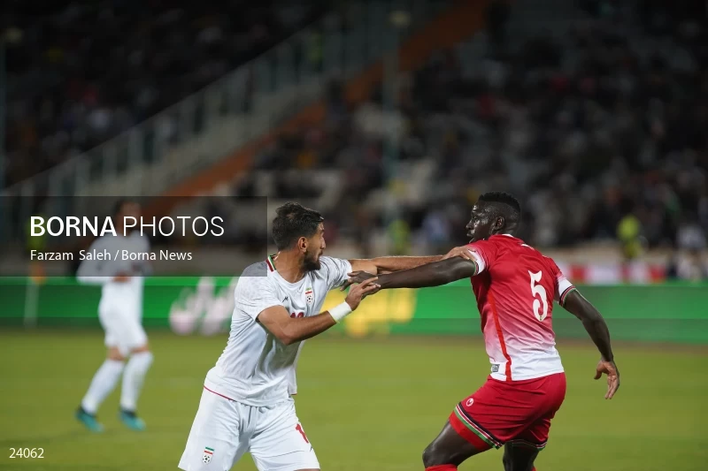 Iran v Kenya friendly football match