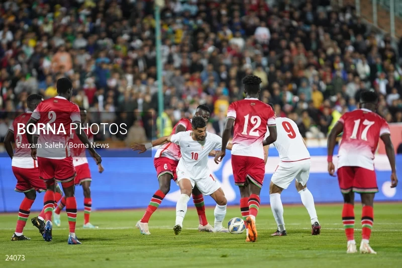 Iran v Kenya friendly football match