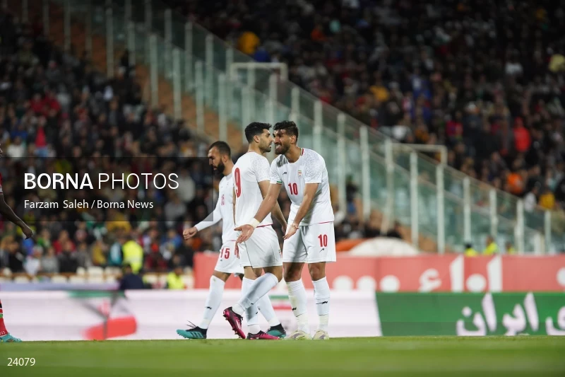 Iran v Kenya friendly football match