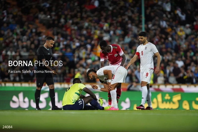 Iran v Kenya friendly football match