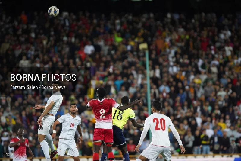 Iran v Kenya friendly football match