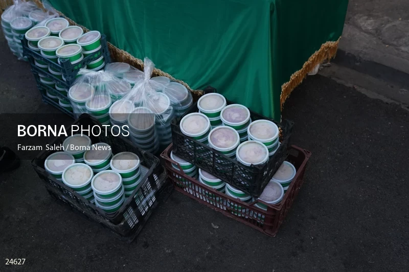 Iftar banquet ceremony in Tehran streets