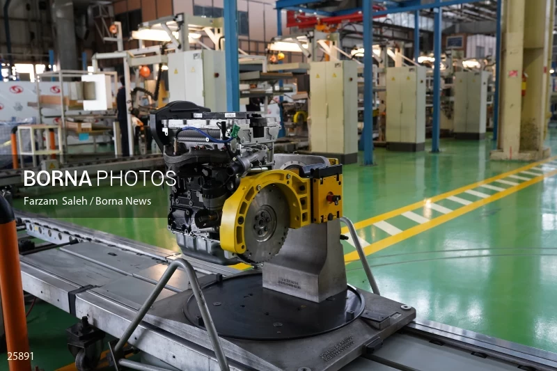 Unveiling of Cadila and Shahin Plus cars at Saipa Automobile Factory