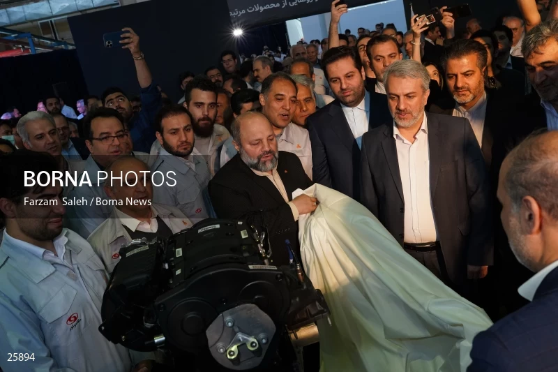 Unveiling of Cadila and Shahin Plus cars at Saipa Automobile Factory
