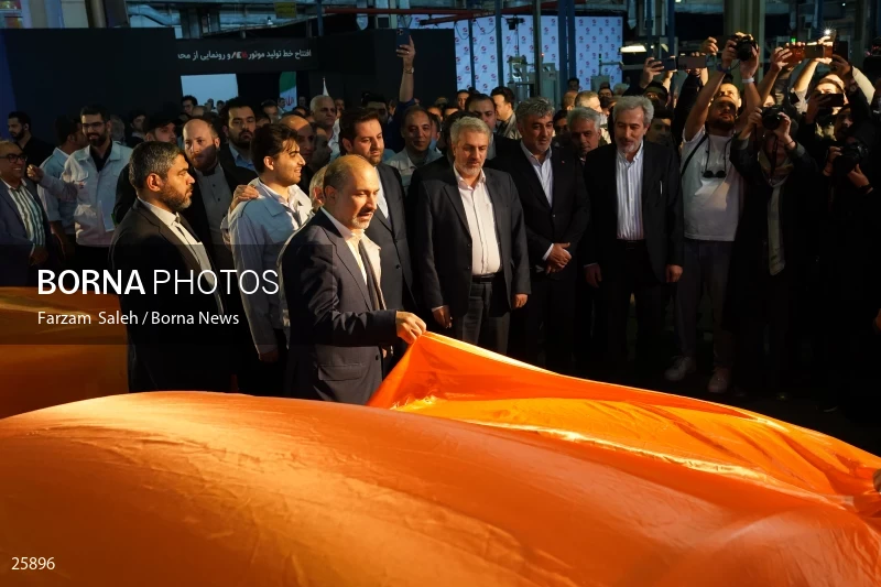 Unveiling of Cadila and Shahin Plus cars at Saipa Automobile Factory