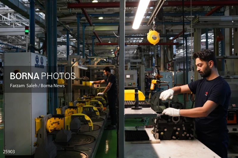 Unveiling of Cadila and Shahin Plus cars at Saipa Automobile Factory