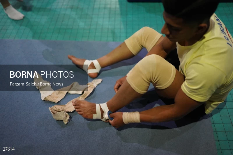 Iranian national gymnastics team camp