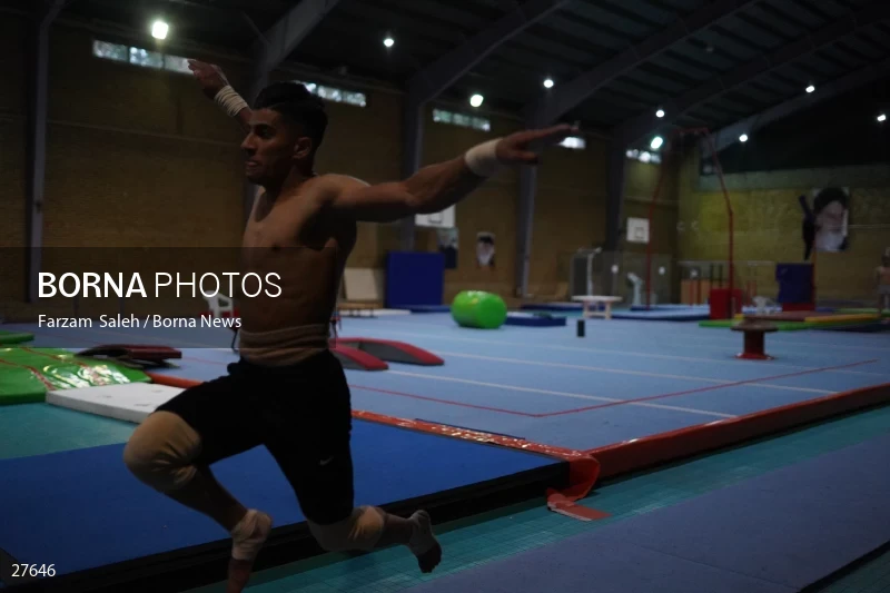 Iranian national gymnastics team camp