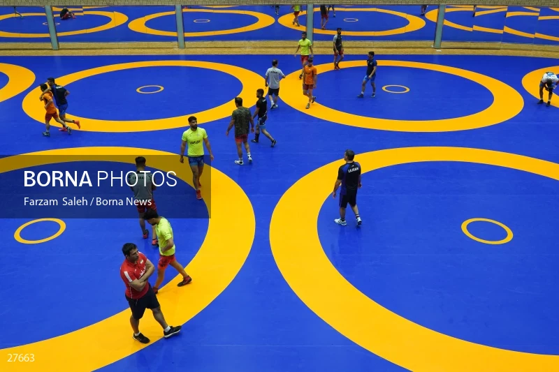 National Greco-Roman wrestling team camp