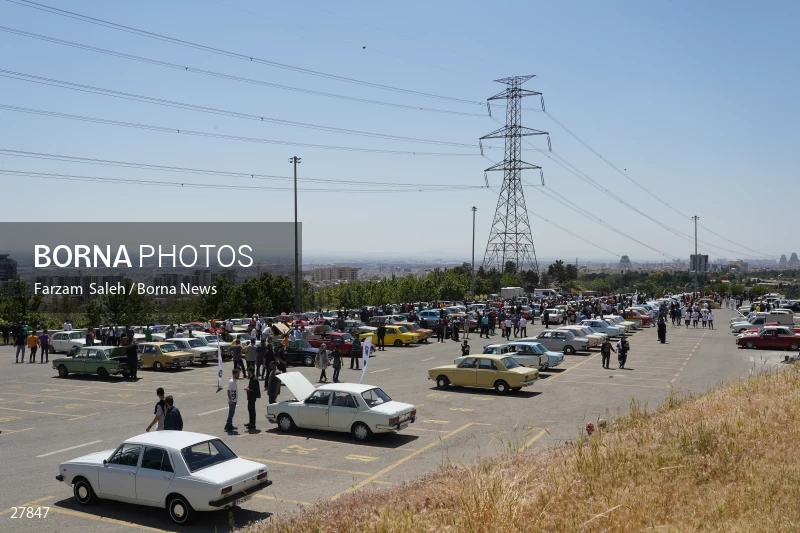 Paykan Lovers gathering in Tehran