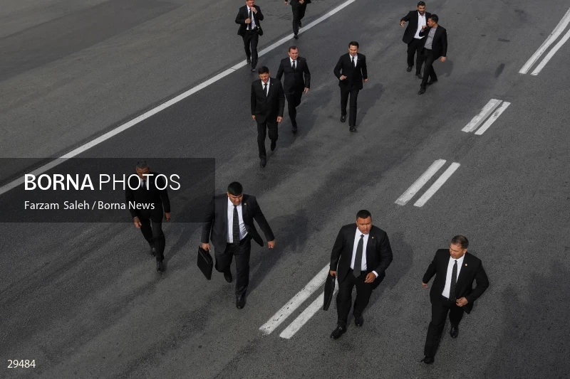 Arrival of the Chairman of the People's Council of Turkmenistan Gurbanguly Berdimuhamedow to Tehran