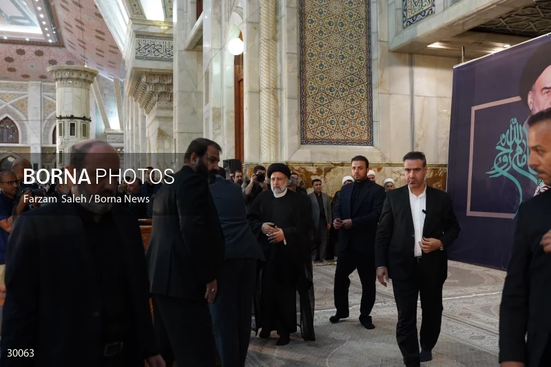 The anniversary of Imam Khomeini's passing away with the presence of the President