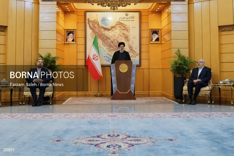 The official see-off ceremony of the president on his trip to Latin America