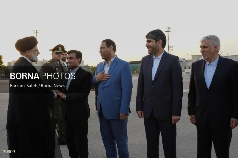 The official see-off ceremony of the president on his trip to Latin America