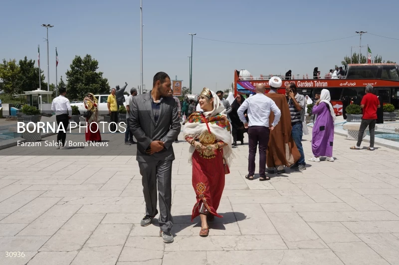 Marriage ceremony of 14 Turkmen couples in Tehran