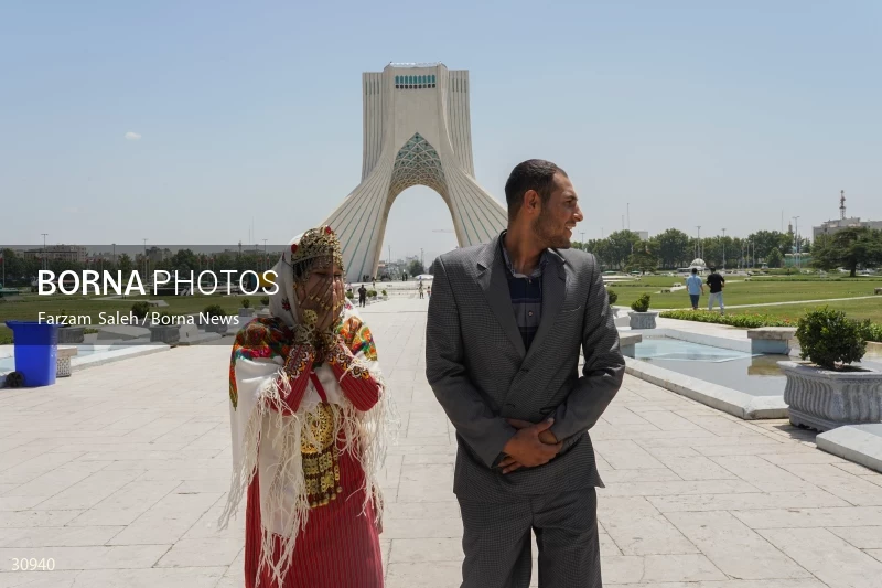 Marriage ceremony of 14 Turkmen couples in Tehran