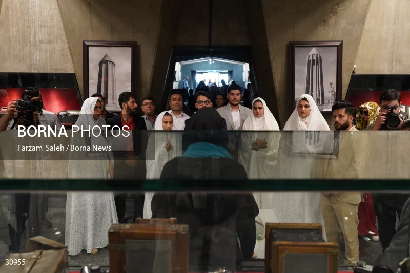 Marriage ceremony of 14 Turkmen couples in Tehran