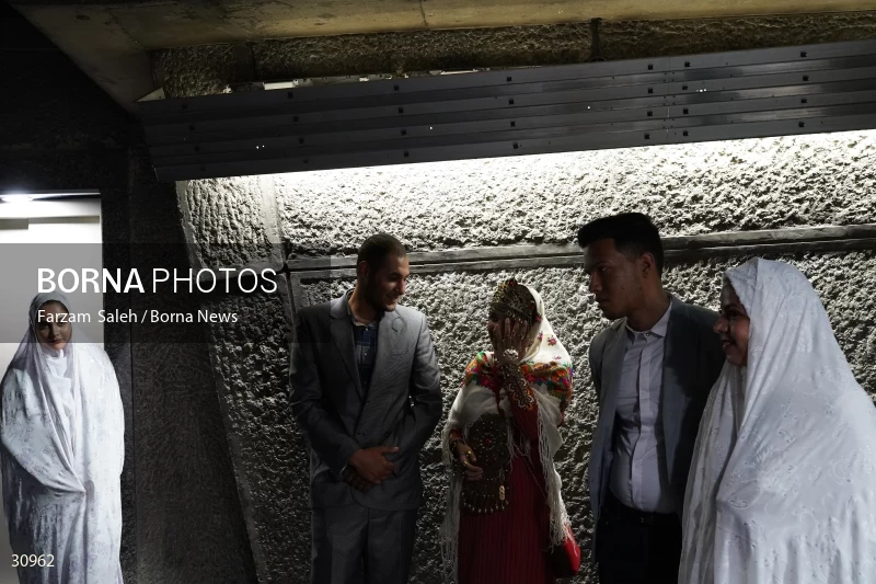 Marriage ceremony of 14 Turkmen couples in Tehran