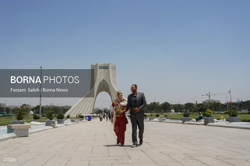 Marriage ceremony of 14 Turkmen couples in Tehran