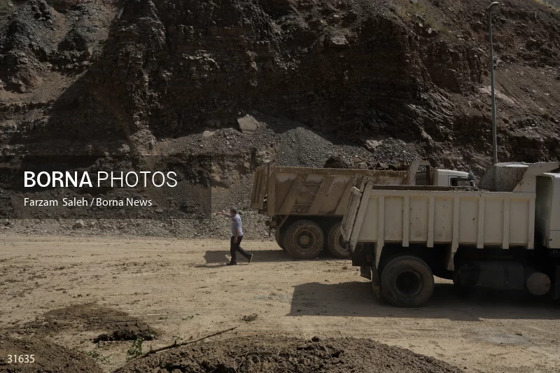 Chalus Road 8 days after the flood