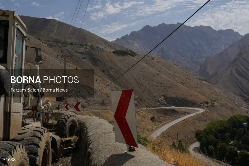 Chalus Road 8 days after the flood