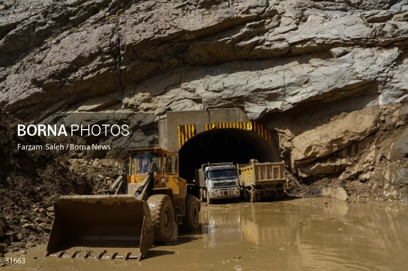 Chalus Road 8 days after the flood