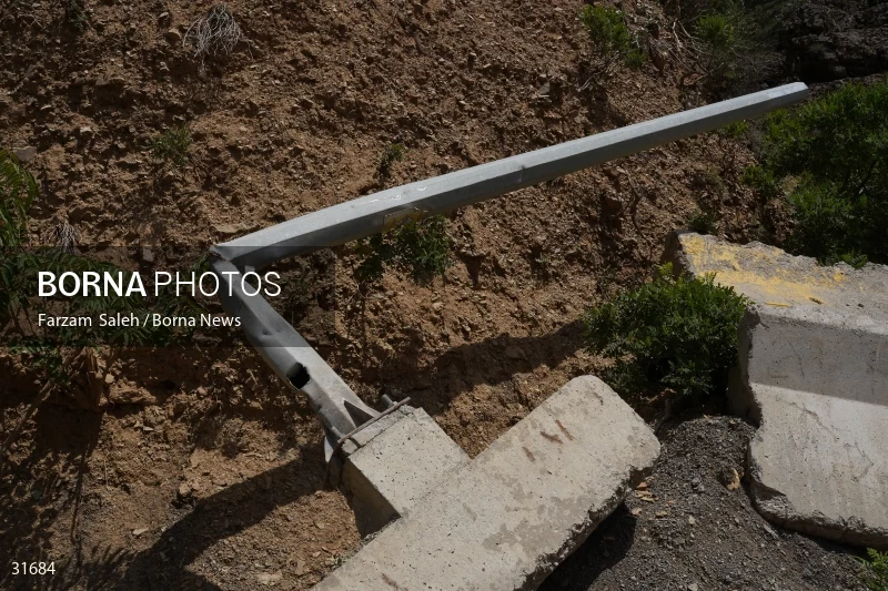 Chalus Road 8 days after the flood