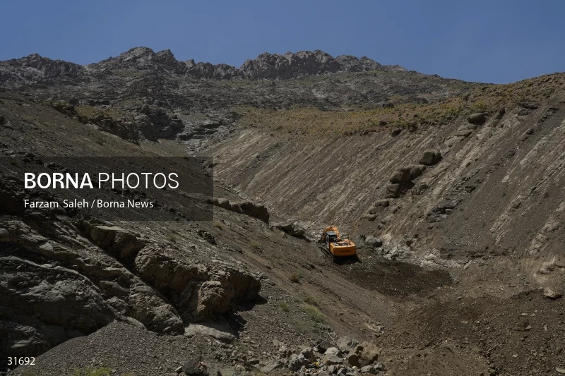 Chalus Road 8 days after the flood