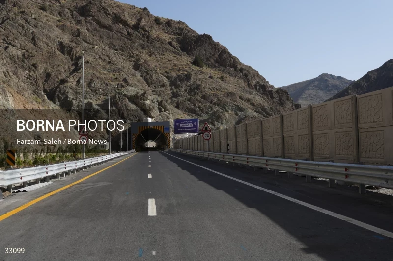 Opening ceremony of the 2nd section of Tehran-Shomal Freeway