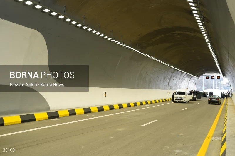 Opening ceremony of the 2nd section of Tehran-Shomal Freeway