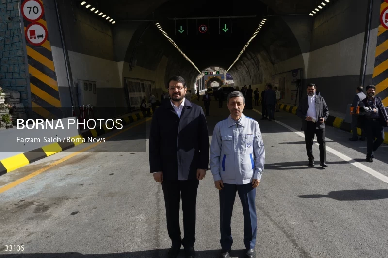 Opening ceremony of the 2nd section of Tehran-Shomal Freeway