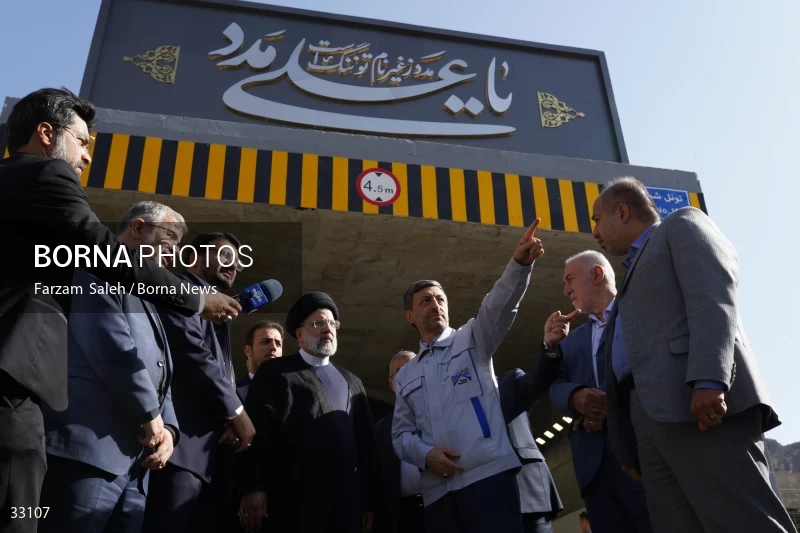 Opening ceremony of the 2nd section of Tehran-Shomal Freeway