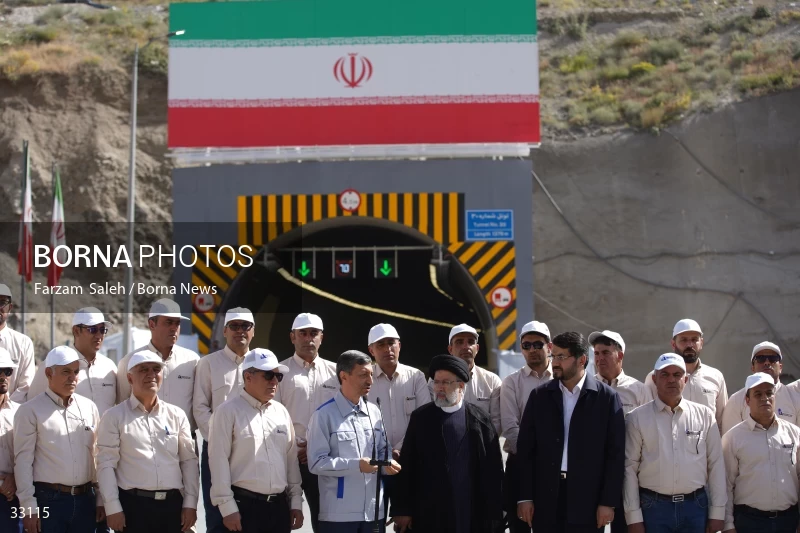 Opening ceremony of the 2nd section of Tehran-Shomal Freeway