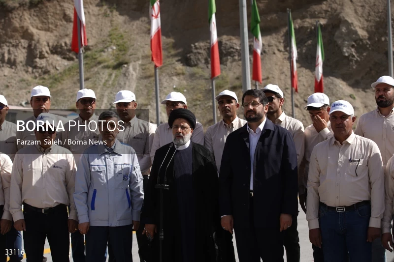 Opening ceremony of the 2nd section of Tehran-Shomal Freeway