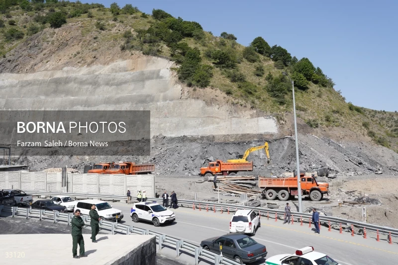 Opening ceremony of the 2nd section of Tehran-Shomal Freeway