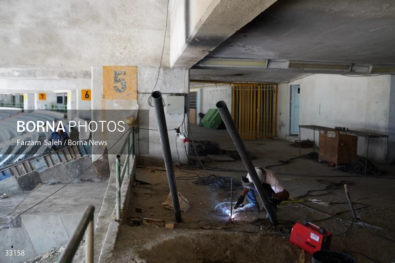 Renovation of Tehran's Azadi Stadium
