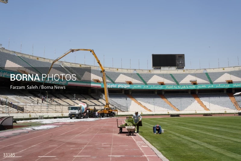 Renovation of Tehran's Azadi Stadium