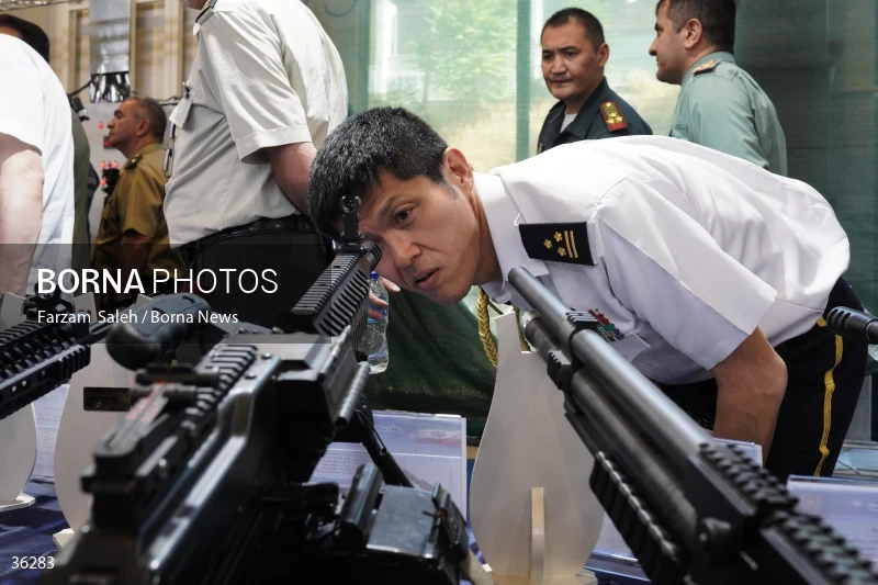 Foreign attaches visit defense achievements exhibition in Tehran
