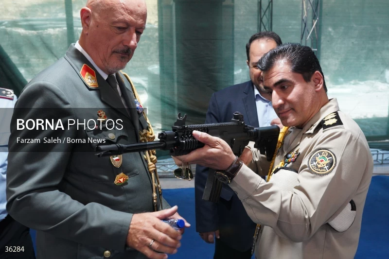 Foreign attaches visit defense achievements exhibition in Tehran