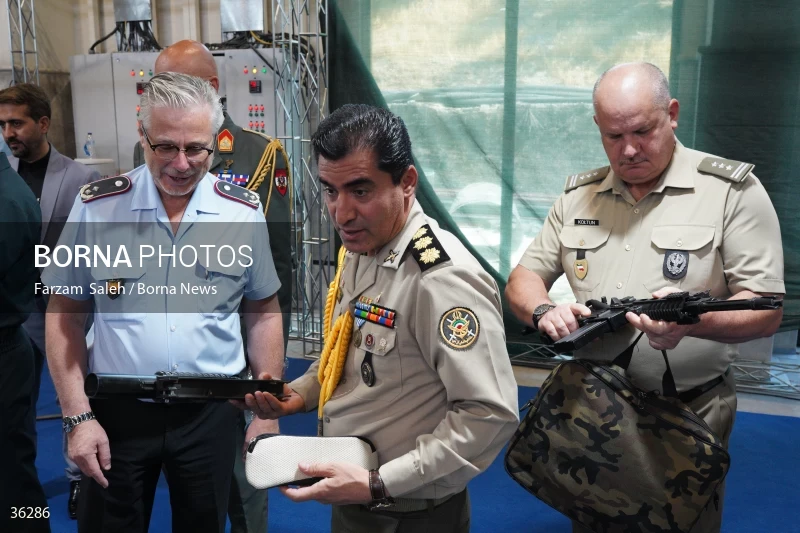 Foreign attaches visit defense achievements exhibition in Tehran
